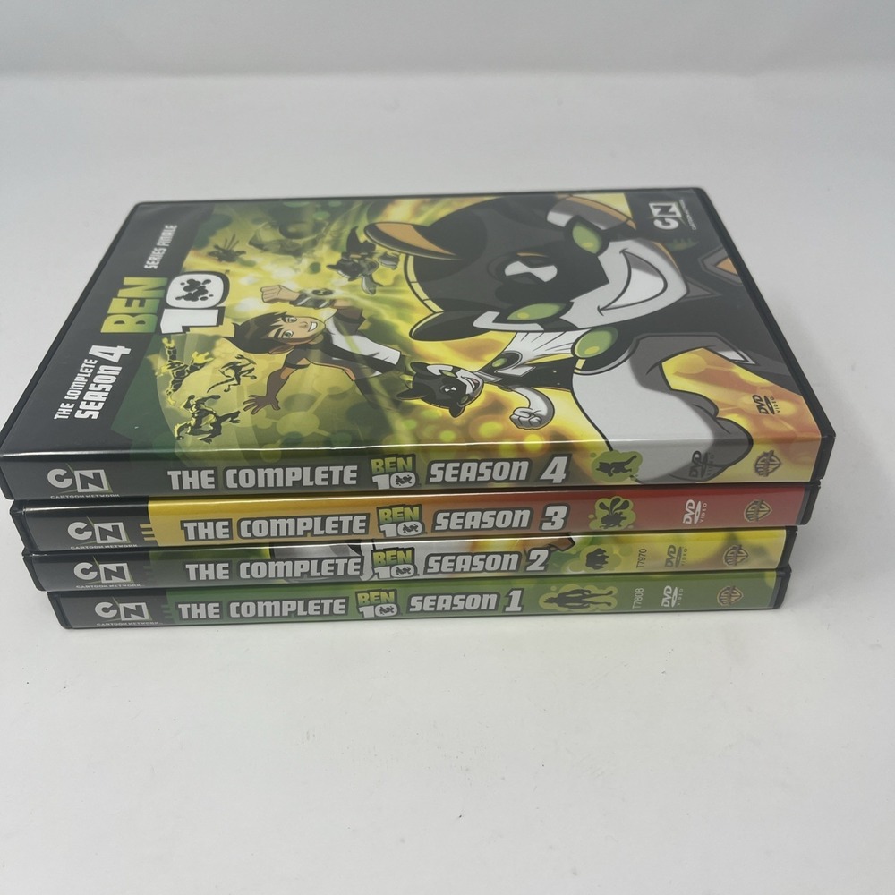 Ben 10 Seasons 1-4 DVD Lot Cartoon Network Original Complete Series